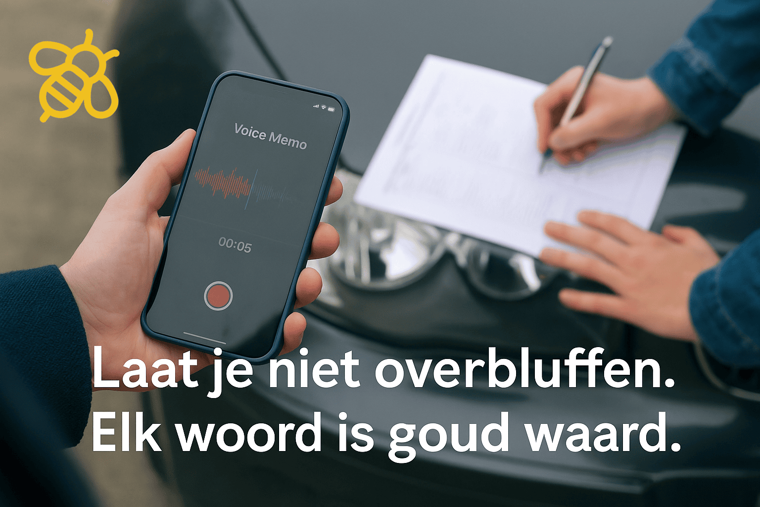 schadeformulier invullen memorecorder